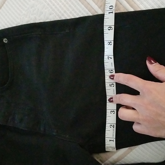 Golden Goose Happy High Waist Tapered Leg Jeans Size 27 Black - Picture 8 of 8